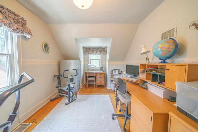 3009 N 78th Ct, Elmwood Park, IL 60707 - office featuring wood finished floors and lofted ceiling