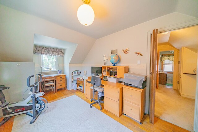 3009 N 78th Ct, Elmwood Park, IL 60707 - office space featuring lofted ceiling and light wood-type flooring
