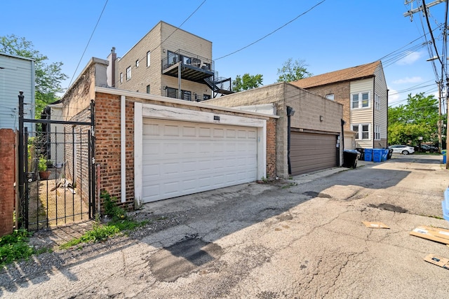 3609 S Leavitt St, Chicago, IL 60609 - garage featuring a gate