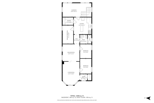 3609 S Leavitt St, Chicago, IL 60609 - view of property floor plan