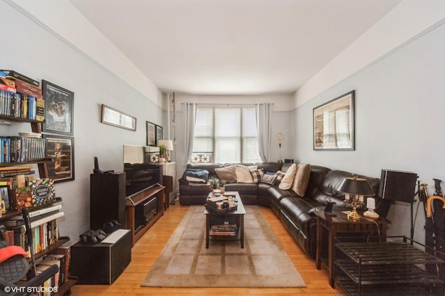 1328 W Nelson St, Chicago, IL 60657 - living area with light wood-style floors