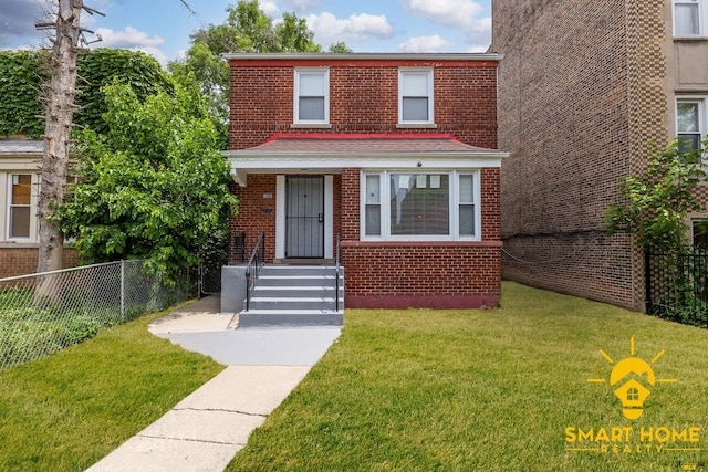 9019 S Justine St, Chicago, IL 60620 - view of front facade with brick siding