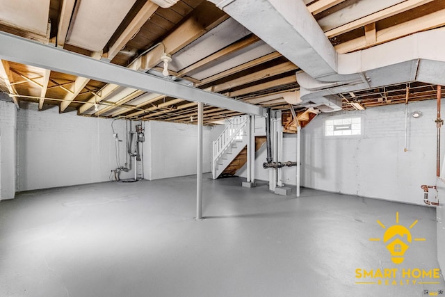 9019 S Justine St, Chicago, IL 60620 - basement featuring stairs and drainage system