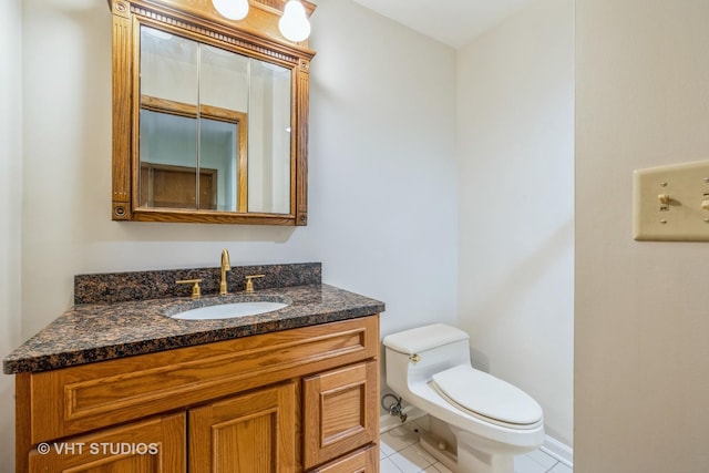 214 S Belmont Ave, Arlington Heights, IL 60005 - half bathroom featuring vanity and tile patterned floors