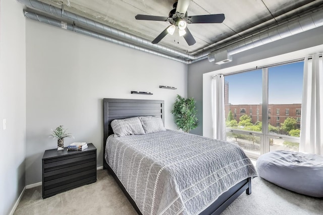 1430 S Michigan Ave Unit 510, Chicago, IL 60605 - bedroom featuring carpet and a ceiling fan