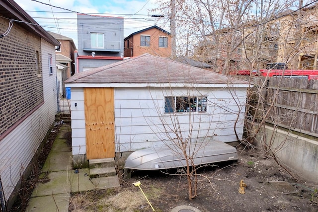 3114 S Union Ave, Chicago, IL 60616 - view of side of home featuring roof with shingles and entry steps