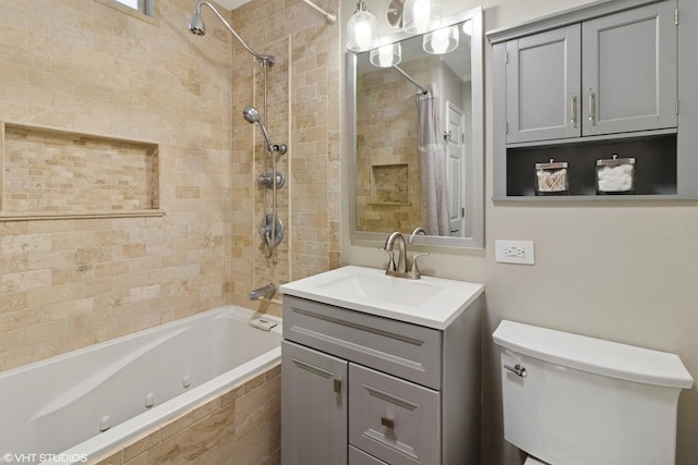 521 Everette Ave, Romeoville, IL 60446 - full bath with vanity and tiled shower / bath