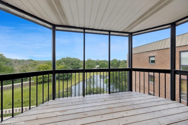 1140 Old Mill Rd Unit 505F, Hinsdale, IL 60521 - view of unfurnished sunroom