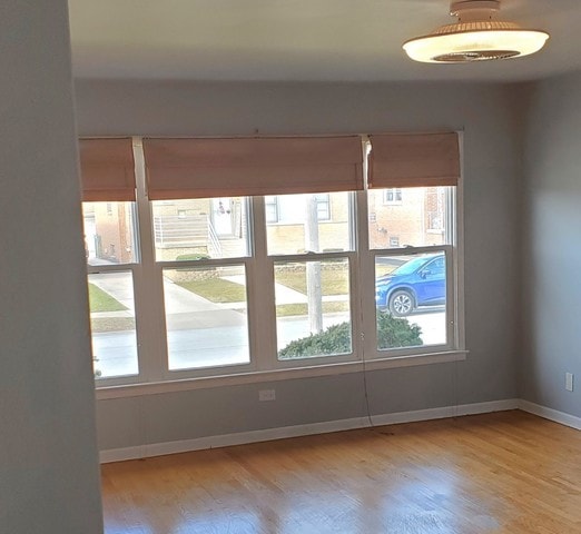 605 Hoxie Ave, Calumet City, IL 60409 - empty room featuring healthy amount of natural light and light wood finished floors