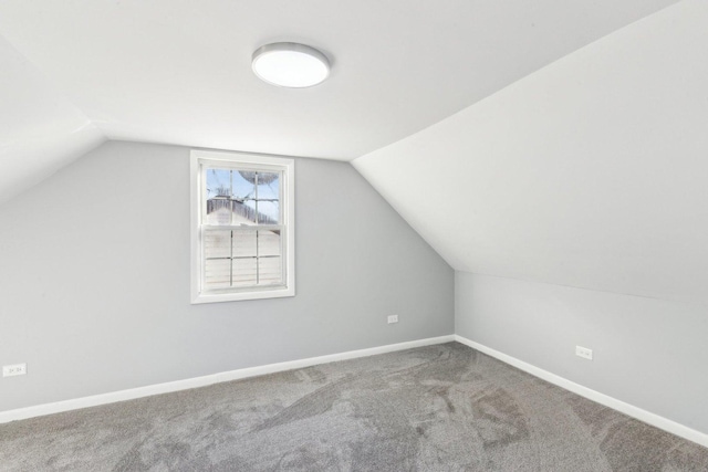 17304 Lathrop Ave, East Hazel Crest, IL 60429 - additional living space with vaulted ceiling and carpet