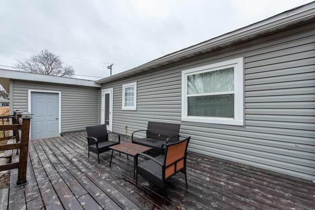 42478 N Lake Ave, Antioch, IL 60002 - view of wooden terrace