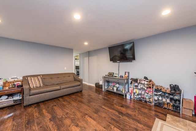 42478 N Lake Ave, Antioch, IL 60002 - living room with wood finished floors and recessed lighting