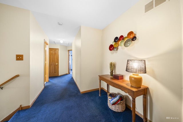 14879 Harbor Dr, Oak Forest, IL 60452 - corridor with an upstairs landing and carpet floors