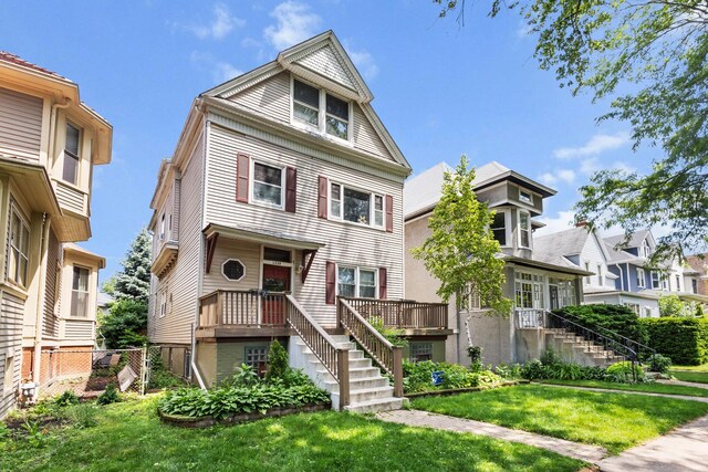 1330 W Norwood Ave, Chicago, IL 60660 - view of front of home featuring stairway and a residential view