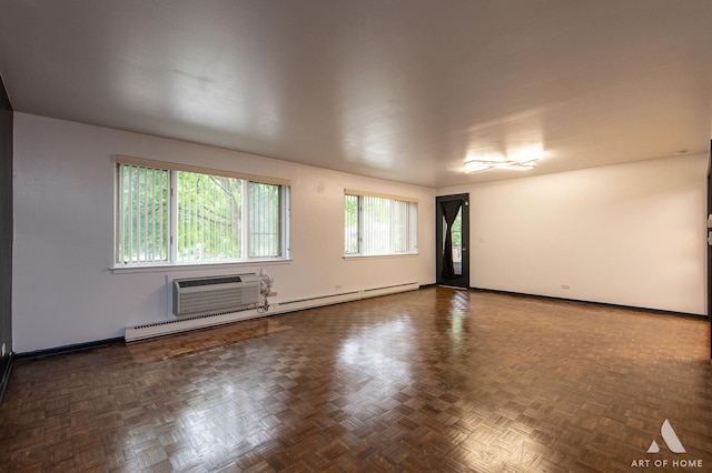 101 N Peartree Ln Unit 101, Arlington Heights, IL 60004 - unfurnished room featuring baseboard heating and a wall unit AC