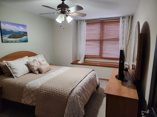 723 Casey Dr, Minooka, IL 60447 - carpeted bedroom with a ceiling fan
