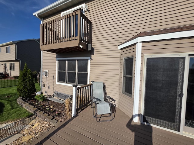 723 Casey Dr, Minooka, IL 60447 - view of wooden terrace