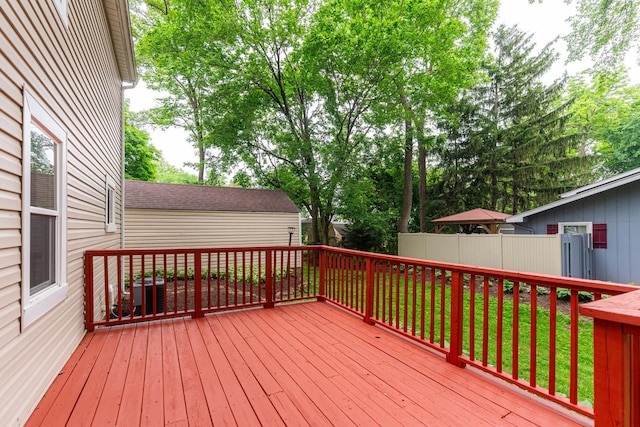 310 Virgil St, Maple Park, IL 60151 - view of wooden deck