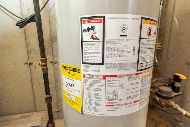 340 Hubbard Ave, Elgin, IL 60123 - utility room featuring water heater