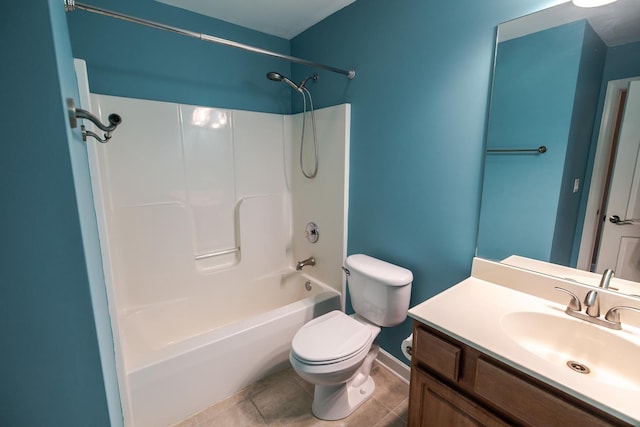 340 Hubbard Ave, Elgin, IL 60123 - bathroom featuring vanity, tile patterned flooring, and  shower combination