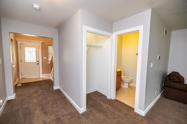 340 Hubbard Ave, Elgin, IL 60123 - corridor with carpet floors and baseboards