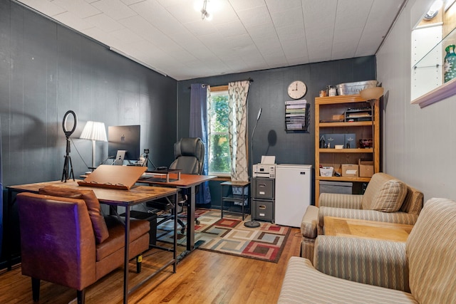 808 Glenwood Ave, Joliet, IL 60435 - office area with wood-type flooring