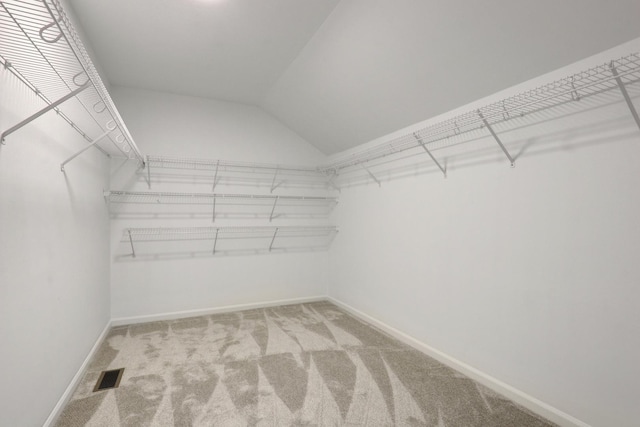 7612 Cascade Way, Gurnee, IL 60031 - spacious closet with carpet floors and lofted ceiling