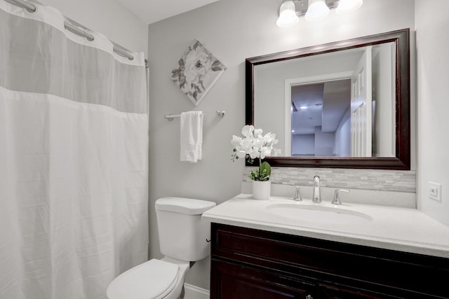 7612 Cascade Way, Gurnee, IL 60031 - full bath with backsplash, vanity, and a shower with shower curtain