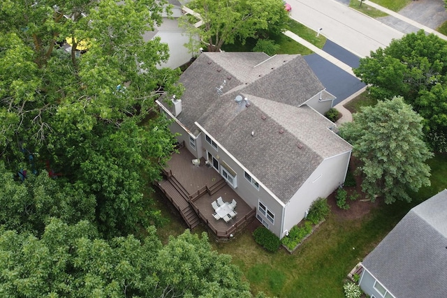 7612 Cascade Way, Gurnee, IL 60031 - aerial view of property and surrounding area