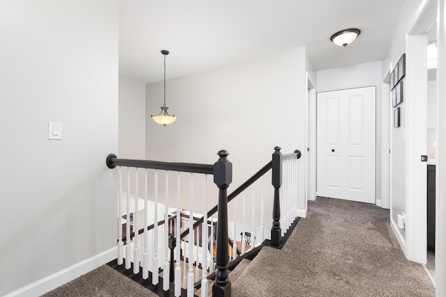 1792 Autumn Woods Ln, Romeoville, IL 60446 - corridor with an upstairs landing and carpet floors