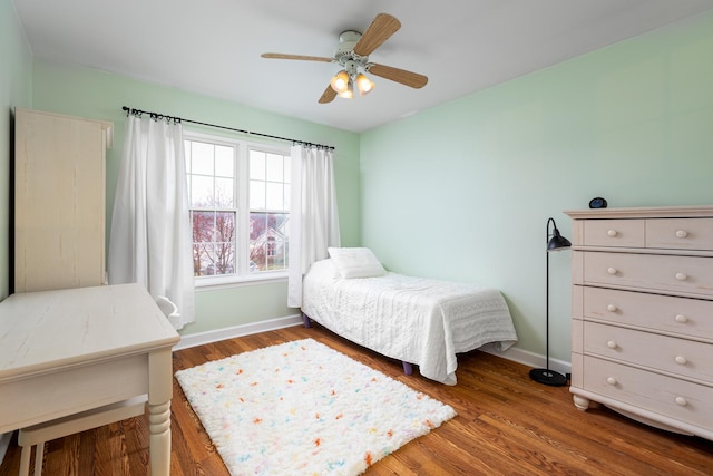 1792 Autumn Woods Ln, Romeoville, IL 60446 - bedroom featuring wood finished floors and ceiling fan