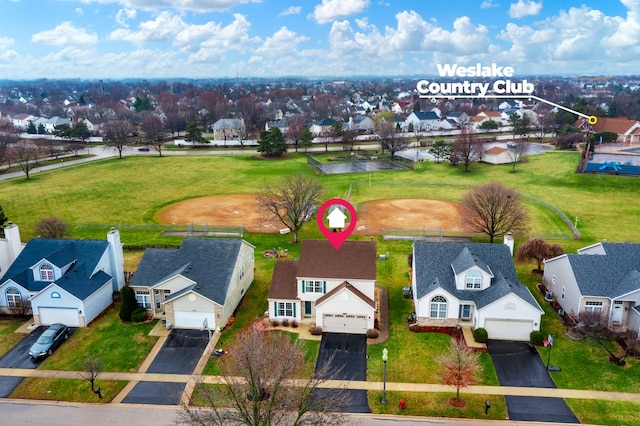 1792 Autumn Woods Ln, Romeoville, IL 60446 - aerial view of residential area