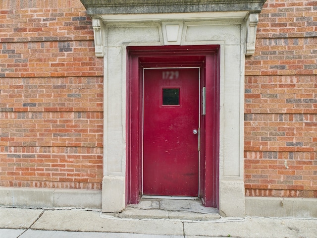 1729 E 67th St Unit 2E, Chicago, IL 60649 - entrance to property with brick siding