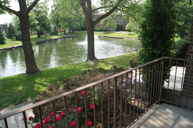 4184 Cove Ln Unit D, Glenview, IL 60025 - water view featuring stairs