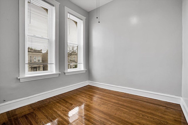 4336 W Adams St, Chicago, IL 60624 - unfurnished room with baseboards and dark wood finished floors