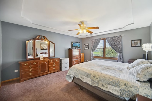 2870 Gannet Ln, New Lenox, IL 60451 - carpeted bedroom with ceiling fan
