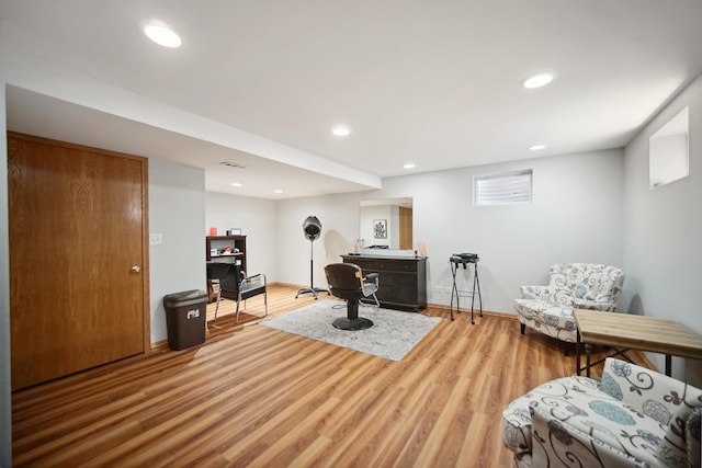 2870 Gannet Ln, New Lenox, IL 60451 - office space featuring light wood-style flooring and recessed lighting