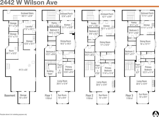 2442 W Wilson Ave, Chicago, IL 60625 - photo 38