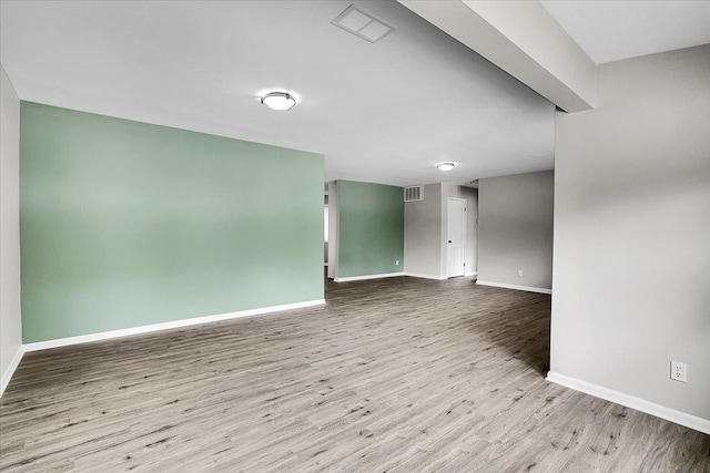 549 Allen Ln, University Park, IL 60484 - empty room with baseboards and wood finished floors