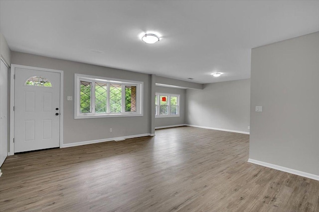 549 Allen Ln, University Park, IL 60484 - entrance foyer with wood finished floors and baseboards