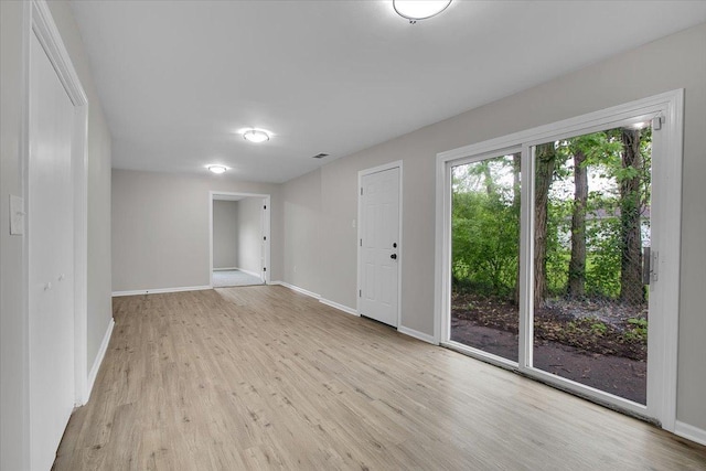 549 Allen Ln, University Park, IL 60484 - unfurnished room with light wood-type flooring and baseboards