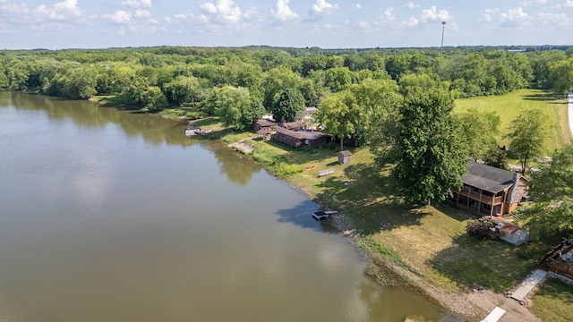 20340 Rt 113th Hwy, Wilmington, IL 60481 - drone / aerial view of a nearby body of water