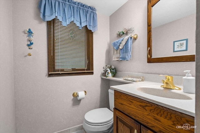 6841 Carpenter St, Downers Grove, IL 60516 - bathroom featuring vanity and toilet