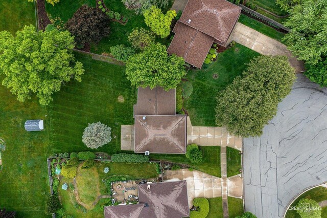 6841 Carpenter St, Downers Grove, IL 60516 - drone / aerial view
