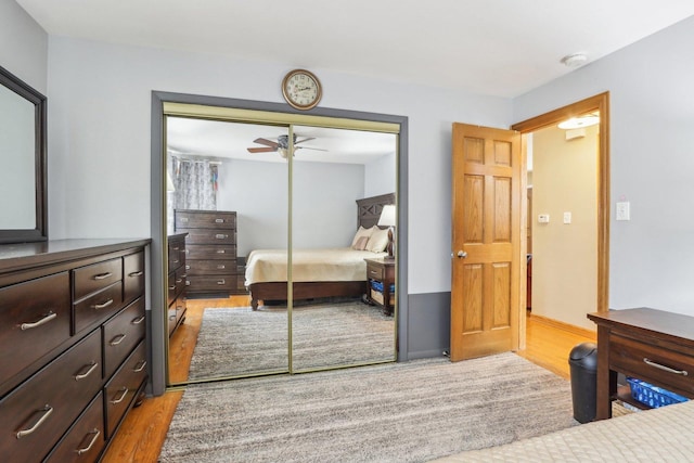 5800 Prospect Ave, Berkeley, IL 60163 - bedroom with a closet and light wood finished floors