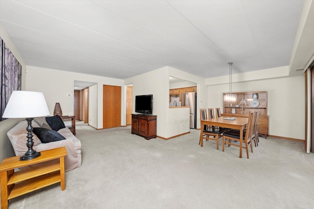 7515 Sheridan Dr Unit 1D, Willowbrook, IL 60527 - living area with light colored carpet and baseboards