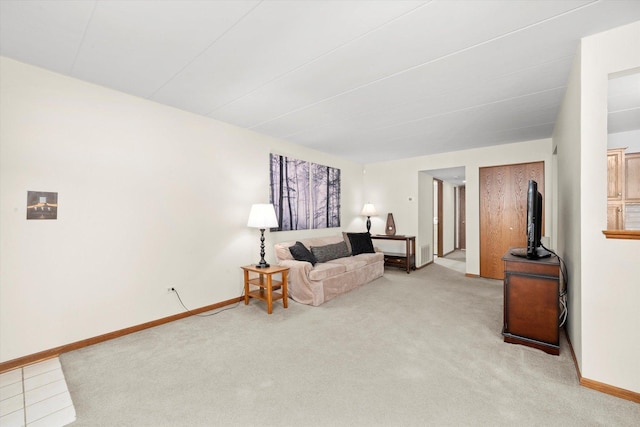 7515 Sheridan Dr Unit 1D, Willowbrook, IL 60527 - carpeted living area featuring baseboards