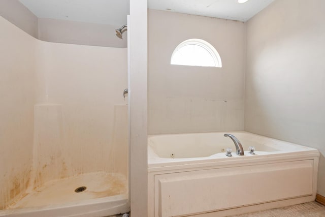 25813 S Geranium Ln, Monee, IL 60449 - full bath with a garden tub and a shower