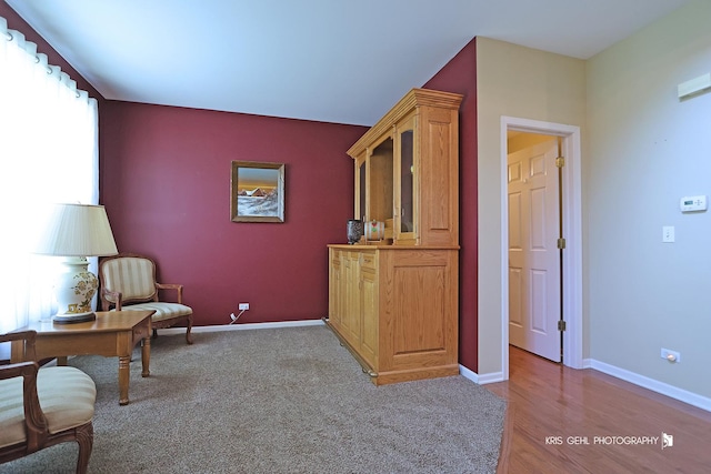 2467 W Autumn Dr, Round Lake, IL 60073 - sitting room with baseboards and light wood finished floors