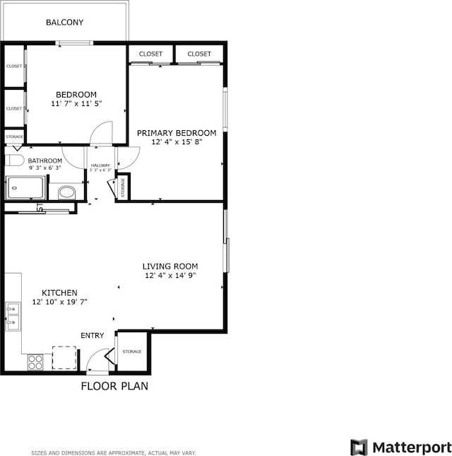9S240 Lake Dr Unit 17-207B, Willowbrook, IL 60527 - view of property floor plan